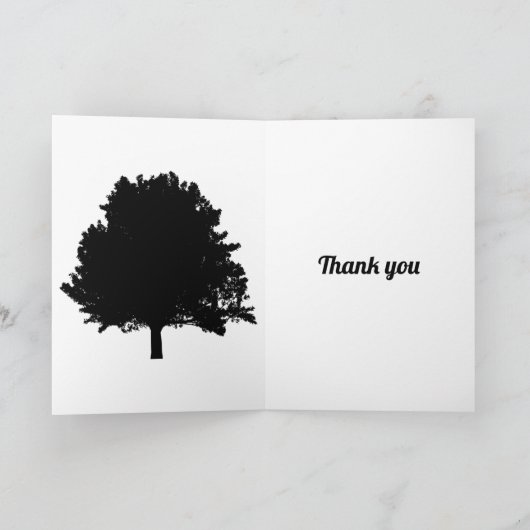 Gepersonaliseerde dank u voor het helpen groeien k kaart (Binnen)