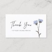 Gepersonaliseerde dank u voor uw Visitekaartjes (Voorkant)