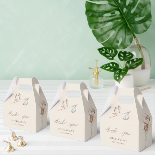 Gepersonaliseerde Dank u Waterverf Boho Baby showe Bedankdoosjes (Meervoudige)