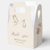 Gepersonaliseerde Dank u Waterverf Boho Baby showe Bedankdoosjes (Geopend)