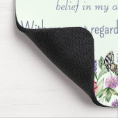 Gepersonaliseerde dank u Waterverf Wildflower Muismat (Hoek)