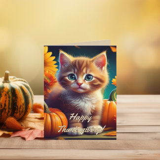Gepersonaliseerde dankbaarheid voor Thanksgiving | Bedankkaart