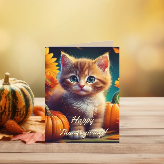 Gepersonaliseerde dankbaarheid voor Thanksgiving | Bedankkaart