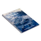 Gepersonaliseerde Dankbaarheidsjournaal met bergen Notitieboek (Rechterzijde)