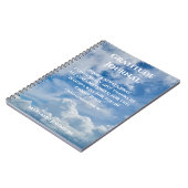 Gepersonaliseerde Dankbaarheidsjournaal met Blue S Notitieboek (Linkerzijde)