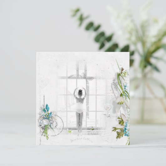 Gepersonaliseerde dans Overweging Uitnodigingen (Staand voorkant)