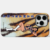 Gepersonaliseerde danser Blue Tiger #2 Case-Mate iPhone Case (Achterkant (horizontaal))