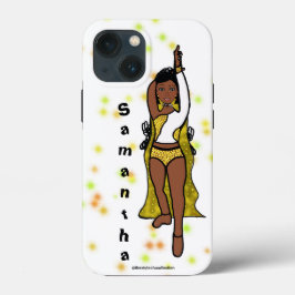 Gepersonaliseerde danser iPhone / iPad case Gold C