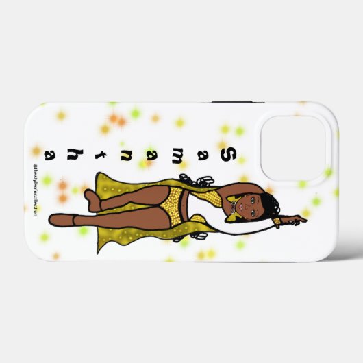 Gepersonaliseerde danser iPhone / iPad case Gold C (Achterkant (horizontaal))