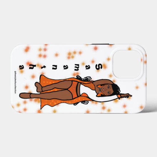 Gepersonaliseerde danser iPhone / iPad case Sinaas (Achterkant (horizontaal))