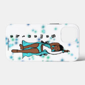 Gepersonaliseerde danser iPhone / iPad hoesje Aqua (Achterkant (horizontaal))