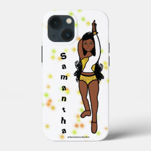 Gepersonaliseerde danser iPhone / iPad hoesje Gold