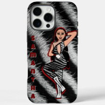 Gepersonaliseerde danser Rode Zebra #2