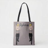 Gepersonaliseerde danser Tas (Rook) (Voorkant)