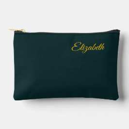 Gepersonaliseerde Dark Oerwoud Green Classic Solid Etui