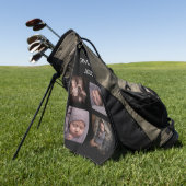 Gepersonaliseerde Dated Mijn Nieuwe KLEINBABY Golfhanddoek (Groen)