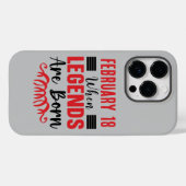 Gepersonaliseerde datum Verjaardagslegendes worden Case-Mate iPhone Case (Achterkant (horizontaal))