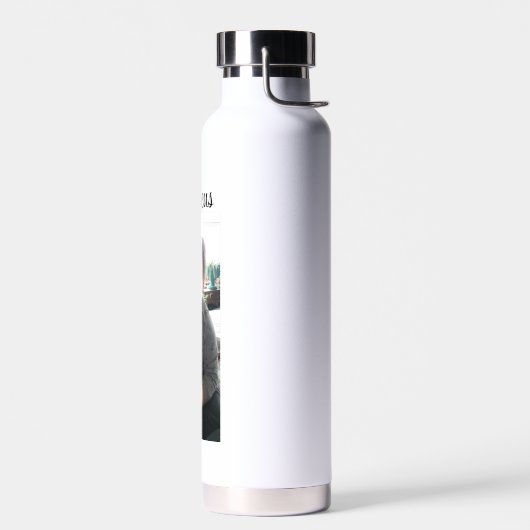 Gepersonaliseerde de Groene en Blauwe Vloeiende Ku Waterfles (Links)