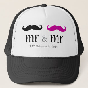 Gepersonaliseerde de heer & de heer Mustache Truck Trucker Pet