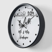 Gepersonaliseerde de heer en mevrouw Chickens Roos (Hoek)