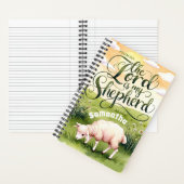 Gepersonaliseerde De Heer is Mijn Herder Dagboek Notitieboek (Binnen)
