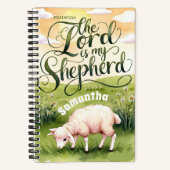 Gepersonaliseerde De Heer is Mijn Herder Dagboek Notitieboek (Voorkant)
