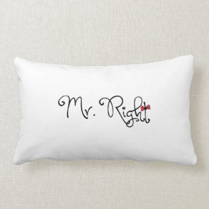Gepersonaliseerde de heer Right Lumbar Pillow Kussen