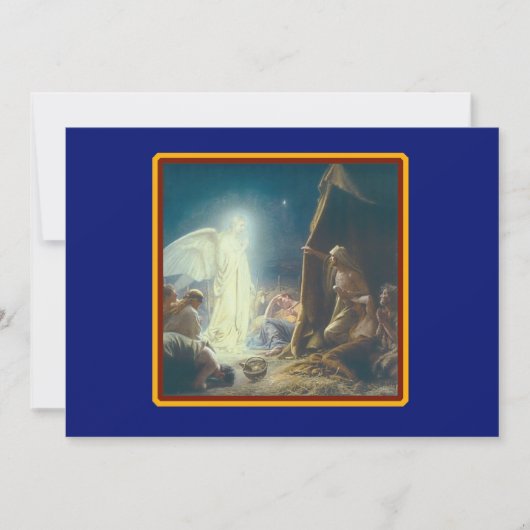 Gepersonaliseerde de Herders van het Bezoek van Feestdagenkaart (Voorkant)