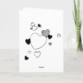 GEPERSONALISEERDE de Kaart van de Valentijnsdag (Achterkant)