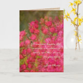 GEPERSONALISEERDE de Kaart van de Verjaardag van (Gele Bloem)