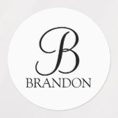 Gepersonaliseerde de Monogram en Etiketten van het Labels (Design 1)