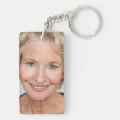 Gepersonaliseerde de oproep Ik wou dat ik kon foto Sleutelhanger (achterkant)