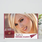 gepersonaliseerde de partijuitnodiging van de boom kaart (Staand voorkant)