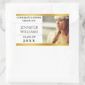 Gepersonaliseerde de Sticker van de Afstuderen van (Tas)