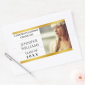 Gepersonaliseerde de Sticker van de Afstuderen van (Envelop)
