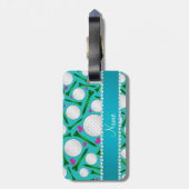 Gepersonaliseerde de t - shirtsharten van naam bagagelabel (Achterkant verticaal)