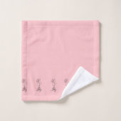 Gepersonaliseerde december Narcissus Geboortebloem Bad Handdoek (Wasdoekje)