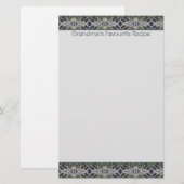 Gepersonaliseerde decoratieve Briefpapieren plaat Briefpapier (Voorkant / Achterkant)