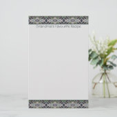 Gepersonaliseerde decoratieve Briefpapieren plaat Briefpapier (Staand voorkant)