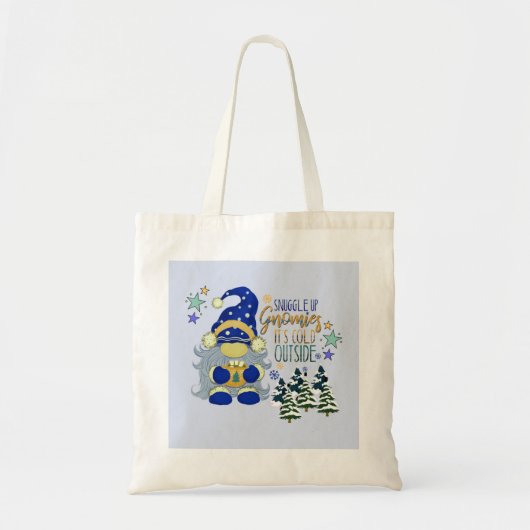 Gepersonaliseerde decoratieve kerst tote bag (Voorkant)