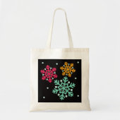 Gepersonaliseerde decoratieve kerstcadeautjes tote bag (Voorkant)