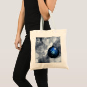 Gepersonaliseerde decoratieve kerstversiering Gift Tote Bag (Voorkant (product))