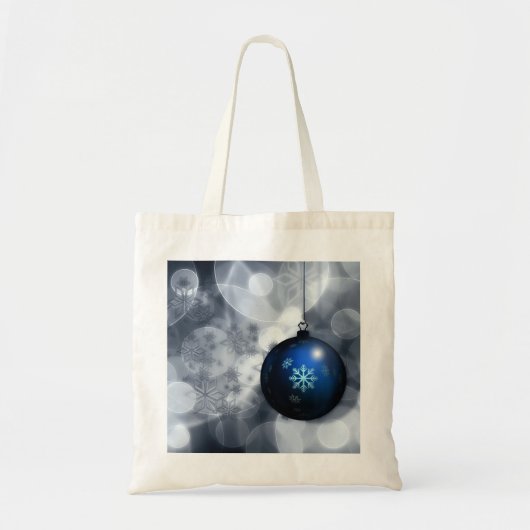 Gepersonaliseerde decoratieve kerstversiering Gift Tote Bag (Voorkant)