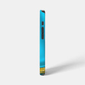 Gepersonaliseerde decoratieve marmering iPhone hoesje (Linkerkant)