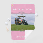 Gepersonaliseerde Decoratieve stijl Foto Golf Tpwe Golfhanddoek (Insitu)