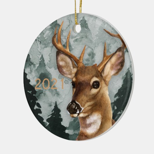 Gepersonaliseerde deer Ornament (Links)
