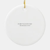 Gepersonaliseerde deer Ornament (Achterkant)