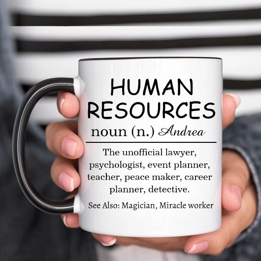 Gepersonaliseerde Definitie van Human Resources Mok