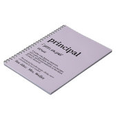 Gepersonaliseerde definitie van schoolleiderschap notitieboek (Linkerzijde)