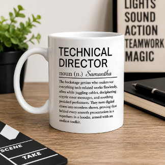 Gepersonaliseerde definitie voor een machinebankwe koffiemok